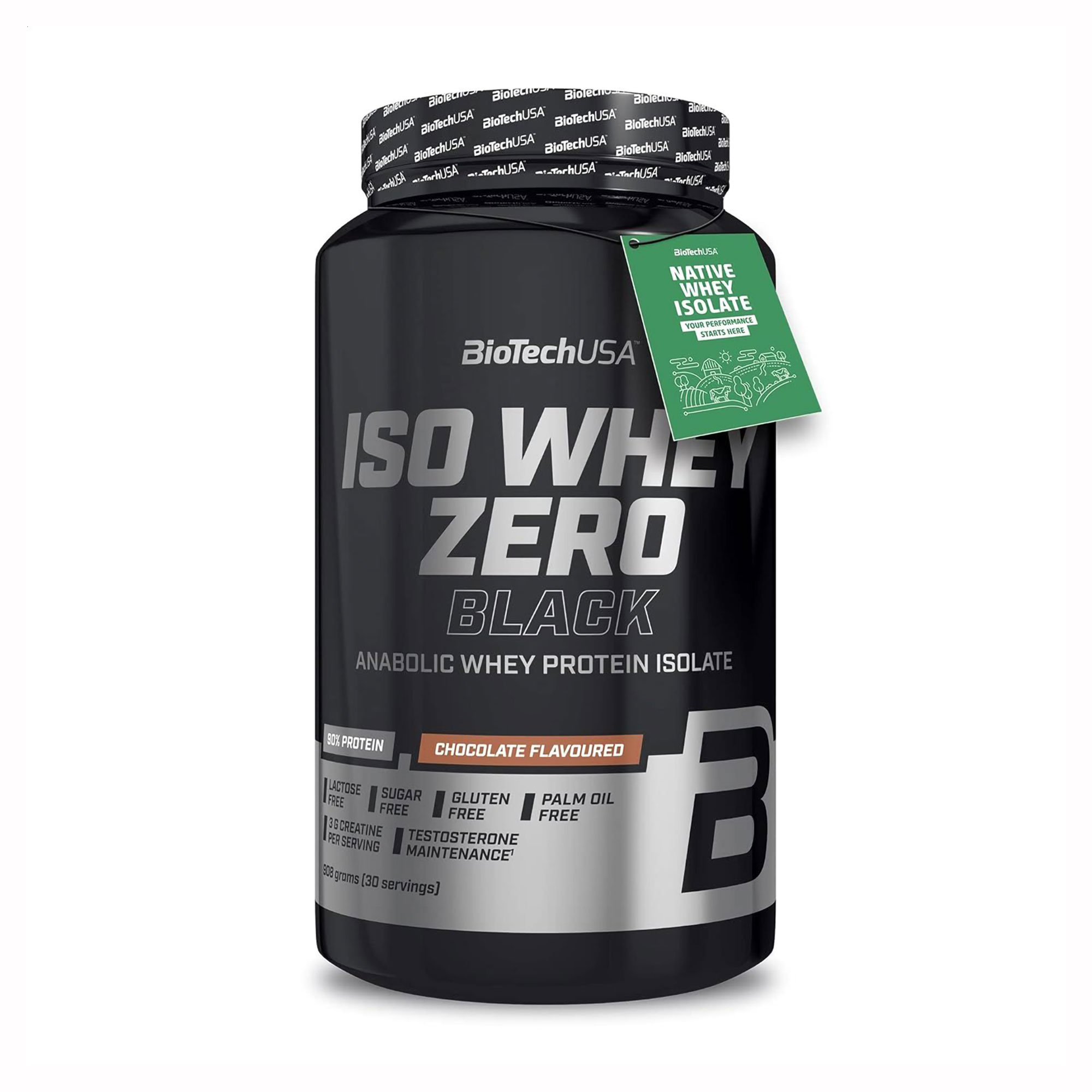 Пpoтeїн BioTechUSA Iso Whey Zero Black Шоколад, в порошку, 908 г