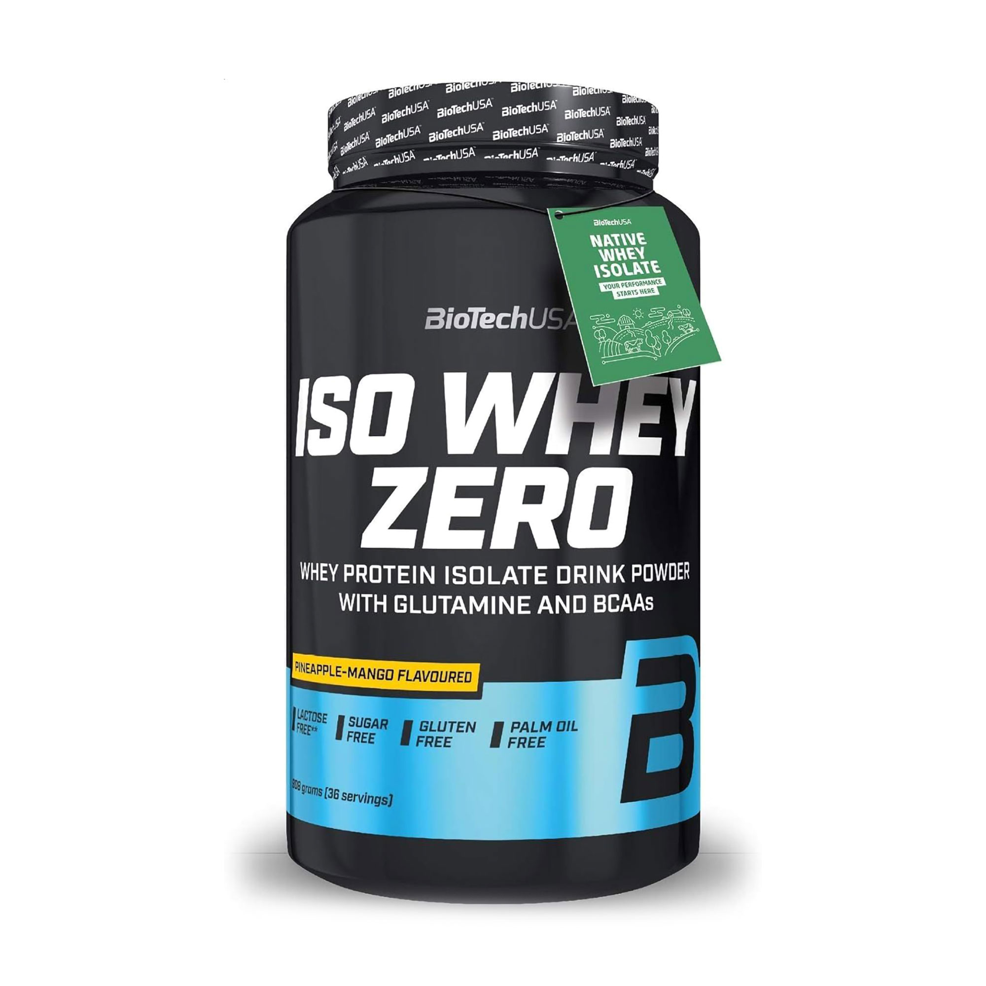 Протеїн BioTechUSA Iso Whey Zero Ананас та манго, в порошку, 908 г