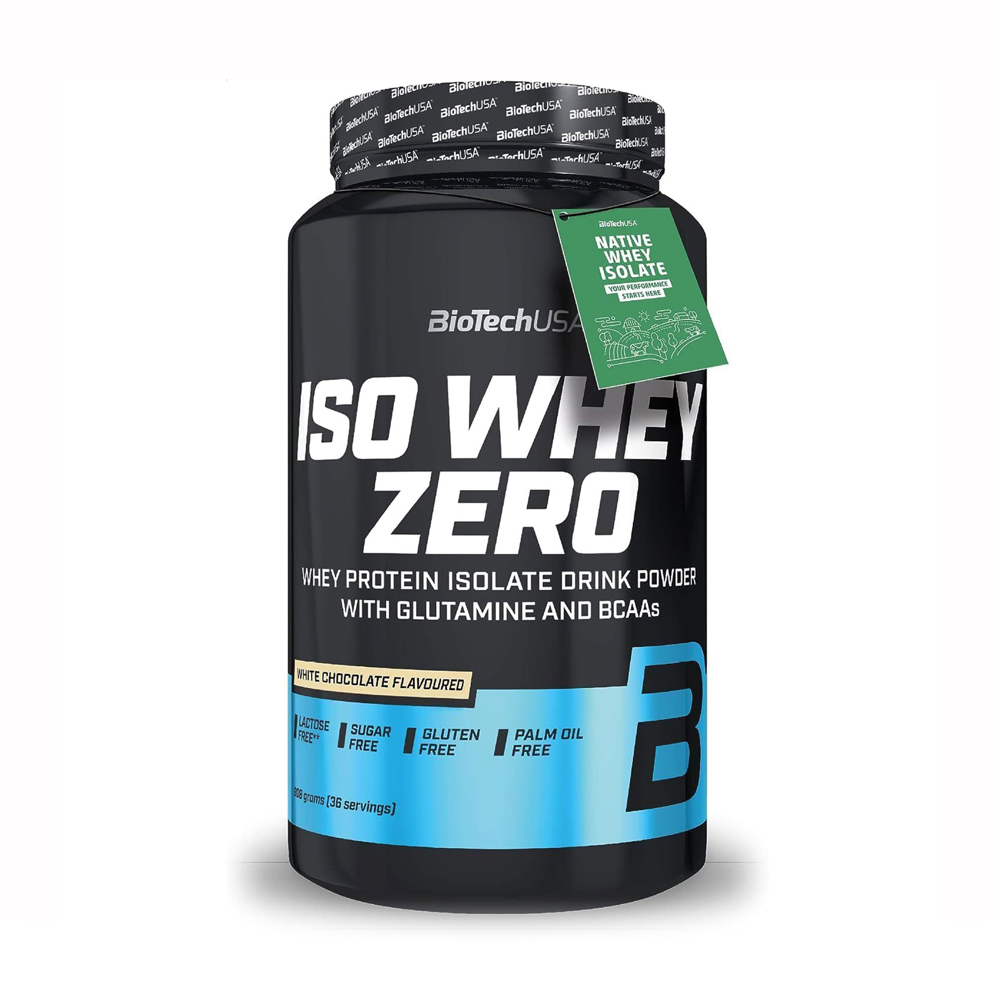 Протеїн BioTechUSA Iso Whey Zero Білий шоколад, в порошку, 908 г