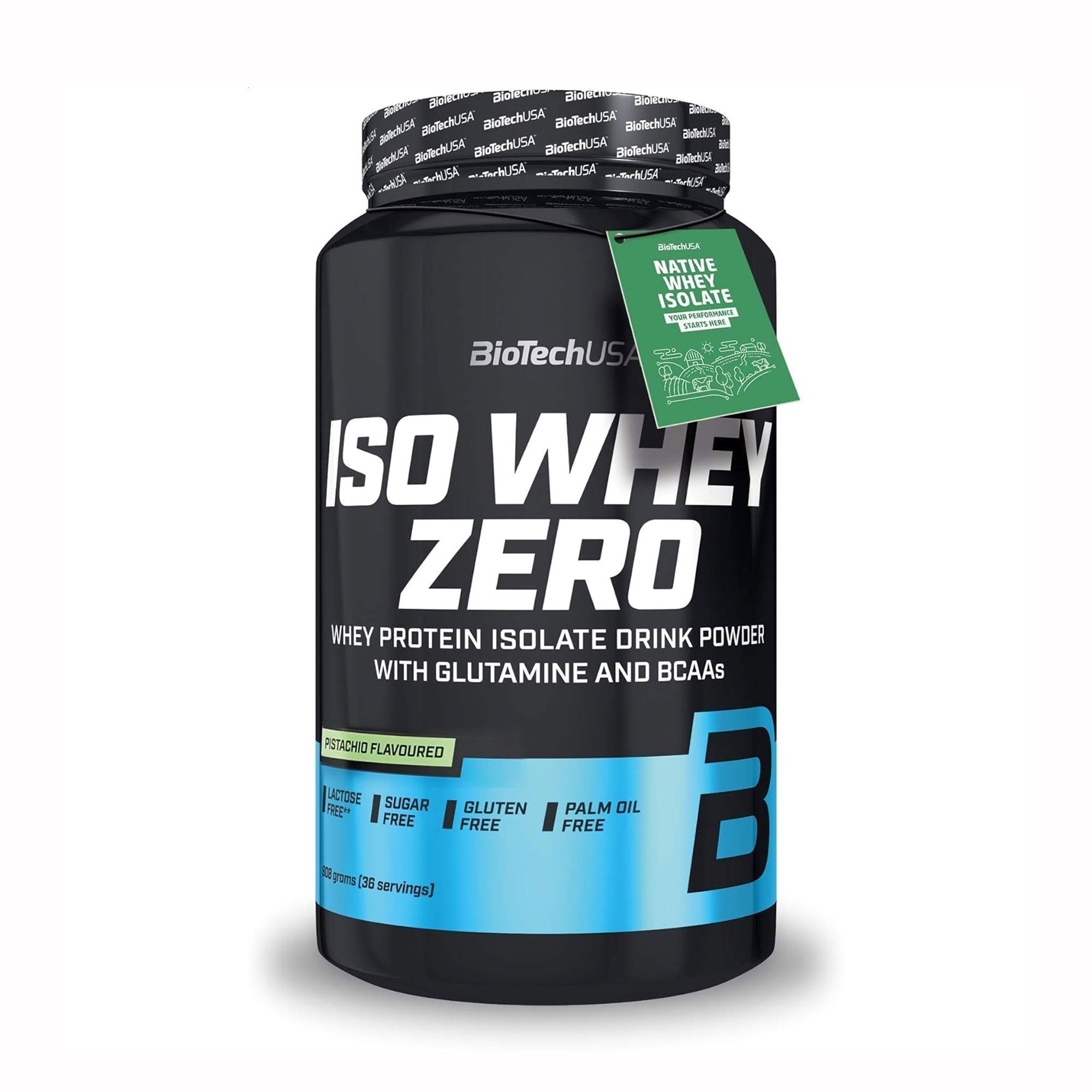 Протеїн BioTechUSA Iso Whey Zero Фісташка, в порошку, 908 г
